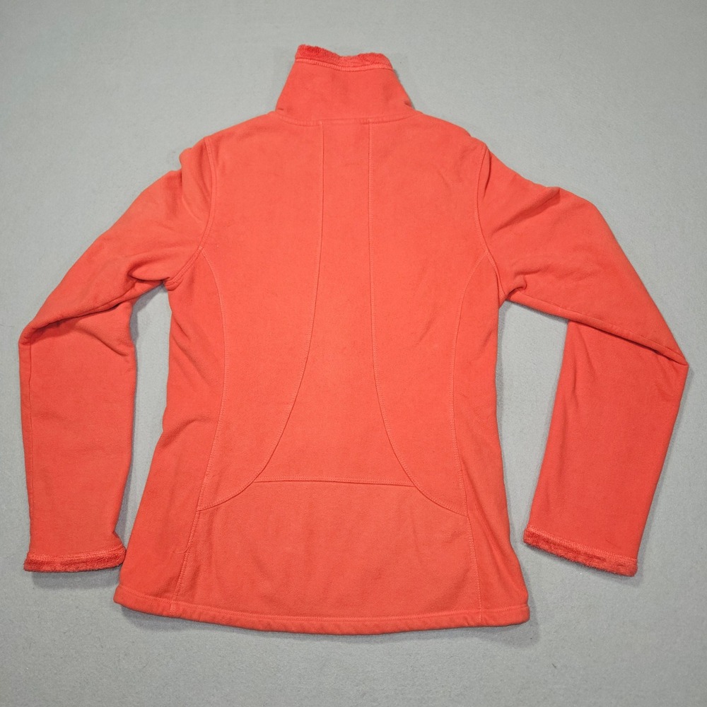The North Face Osito Full Zip Fleece Jacket Coral Orange Sz S/P - Picture 11 of 11